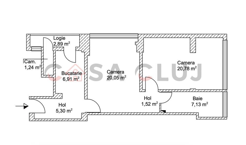 2 camere, cu vedere la Piata Mihai Viteazul! - Poză 9