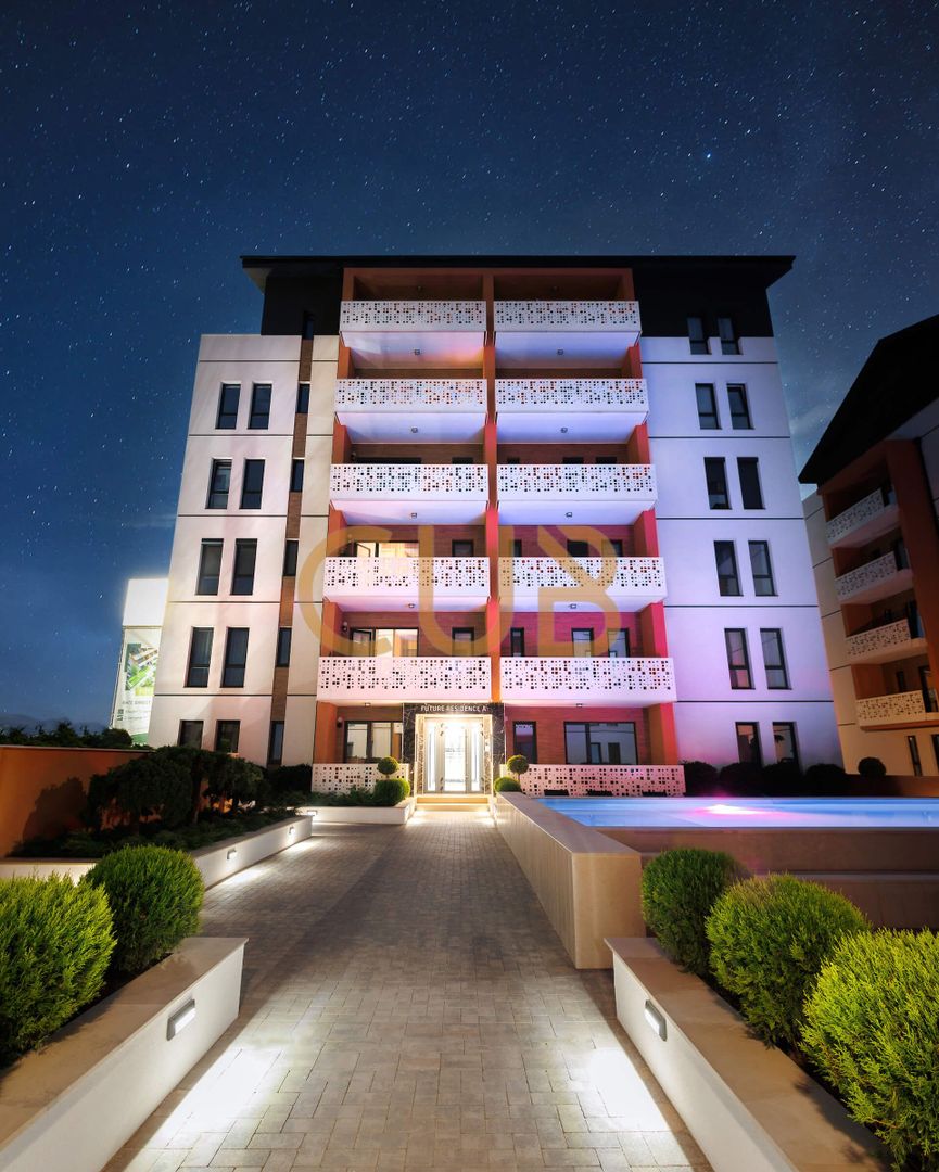 FUTURE RESIDENCE - 2cam DEOSEBIT complet mobilat+utilat|piscina,lift| - Poză 16