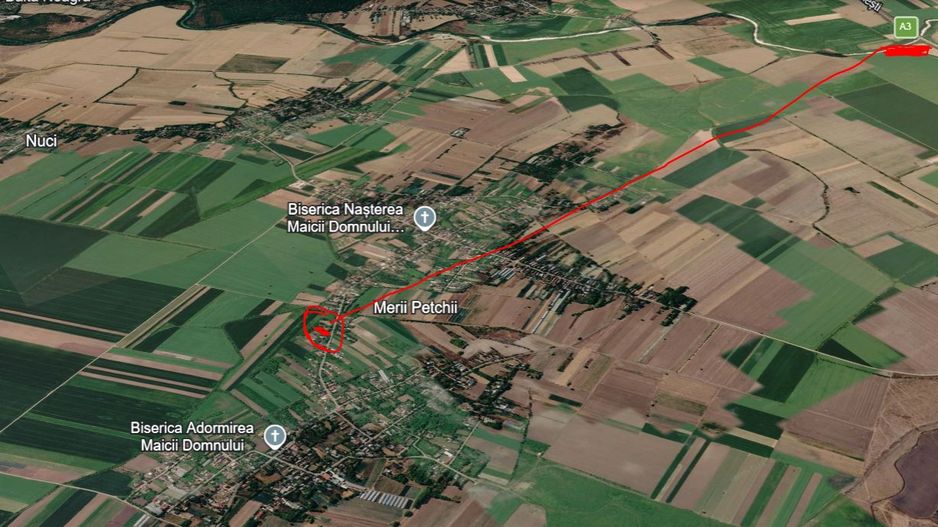 15000 euro pentru 900 mp! Intravilan Nuci, sat Merii Petchii - Poză 9