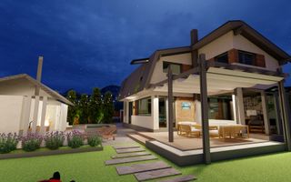 Casa moderna la rosu in Cristian - Poză 19