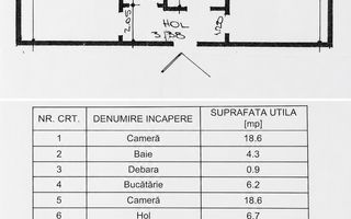 2 Camere Decomandat | Zona CUG | 55 mp | Boxă Depozitare - Poză 6