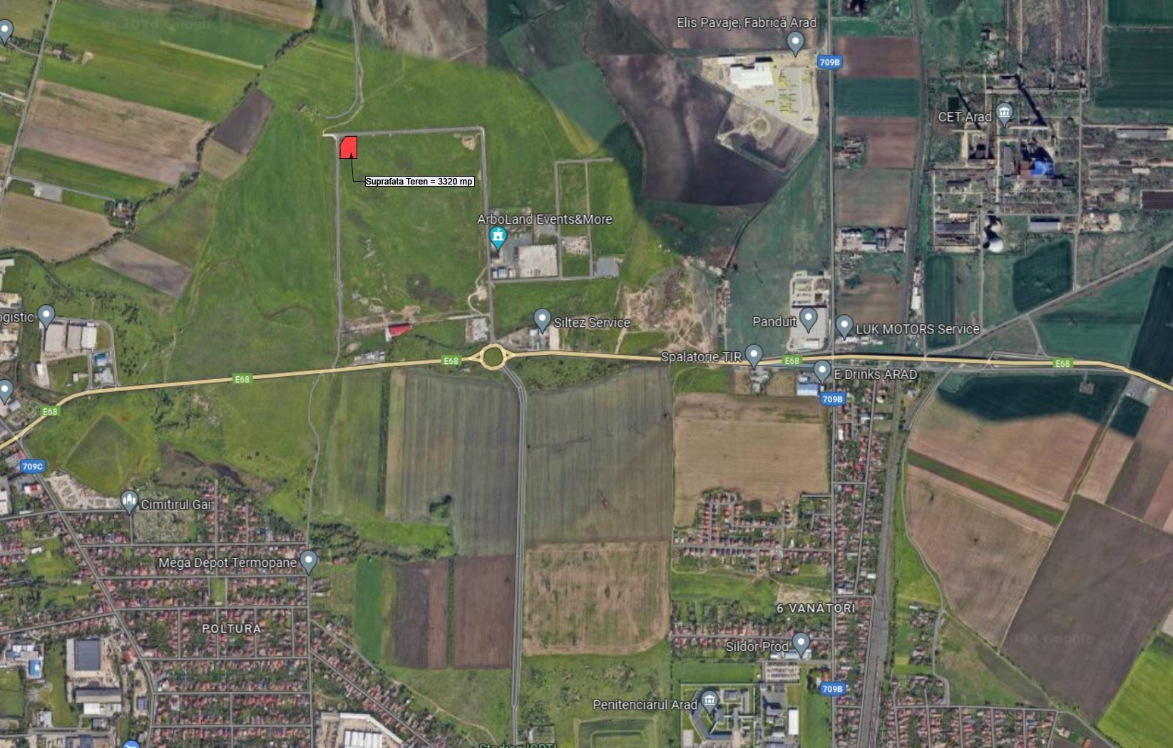 Teren de vanzare 3320 mp Arad cu PUZ si facilitați flexibile de plata - Poză 5