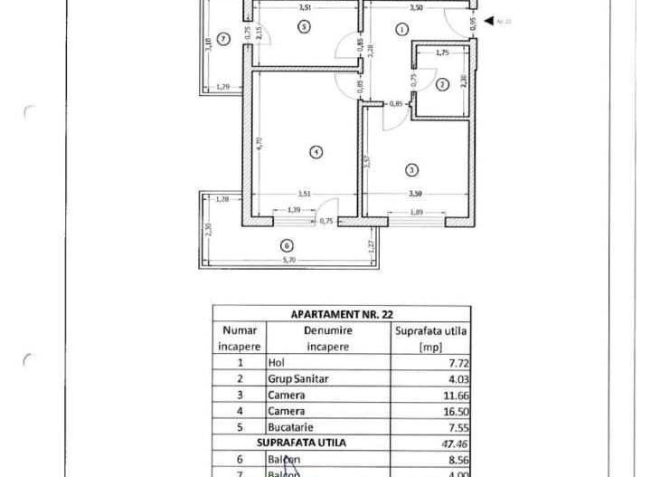 Apartament cu 2 camere - Confort Urban , Sos. Salaj, mobilat si utilat - Poză 8