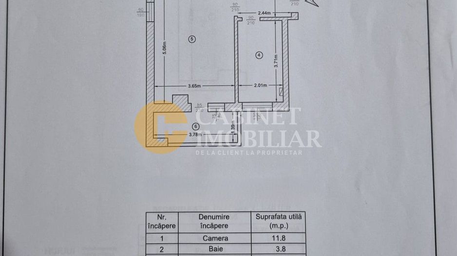 2 camere 54mp - etaj 8/10 - mobilat - loc parcare subteran - 2022 - INTABULAT - Poză 7