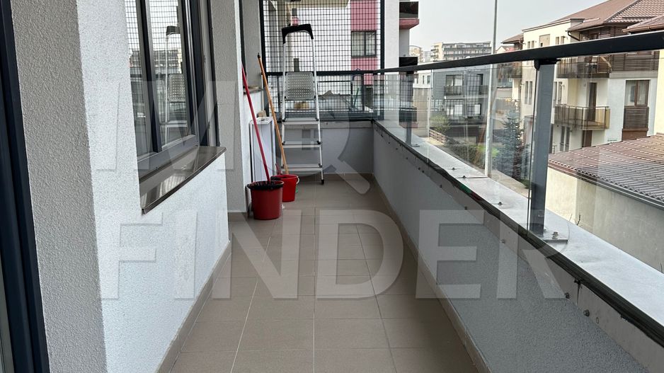 Inchiriere 2 camere Borhanci 60 mp plus terasa, parcare - Poză 12