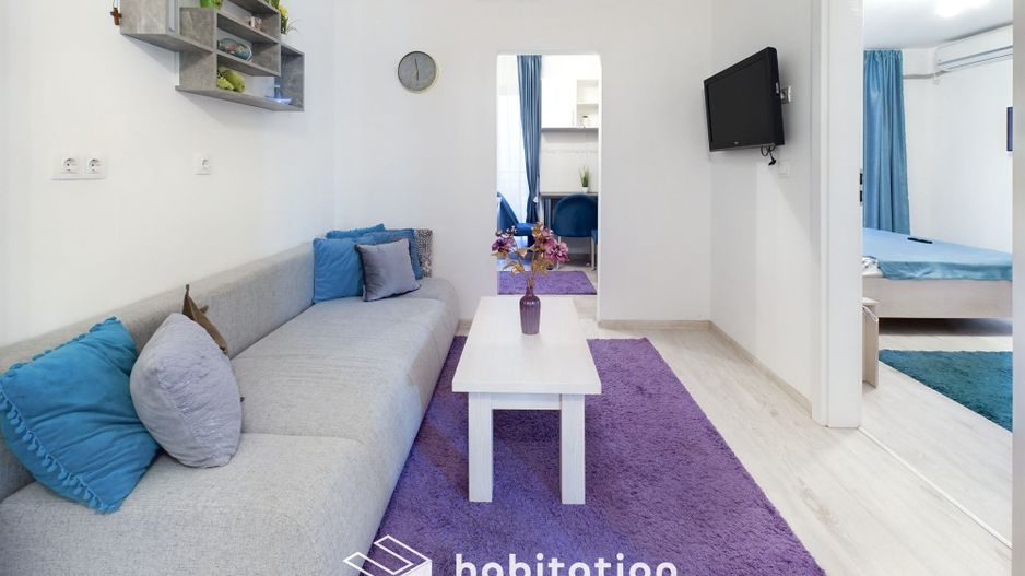 Tur virtual 2 camere, modern si vibrant, cu parcare, zona Torontalului - Poză 1