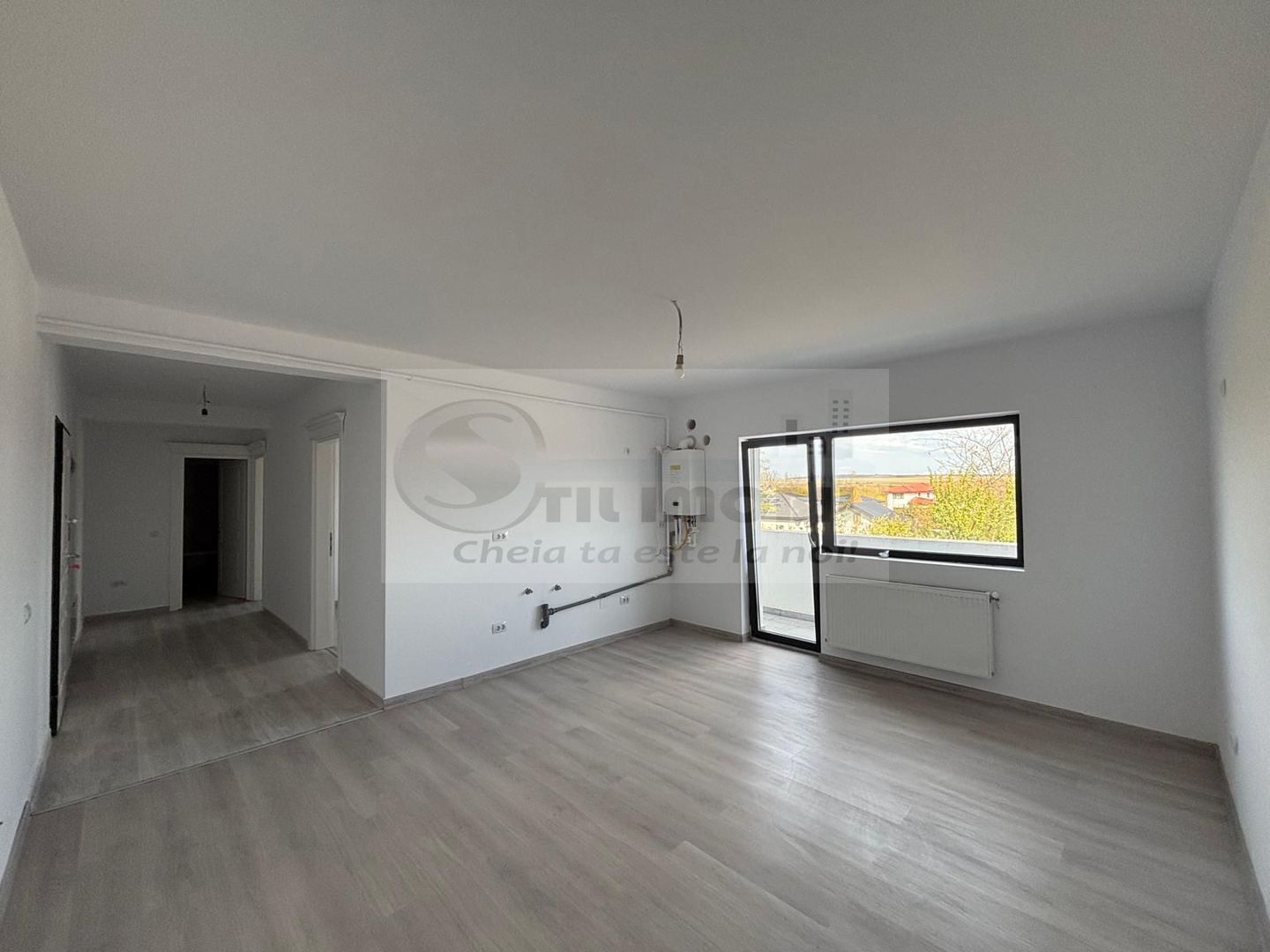 Ap. 3 camere, open-space, Dancu, intabulat, 0% comision - Poză 1