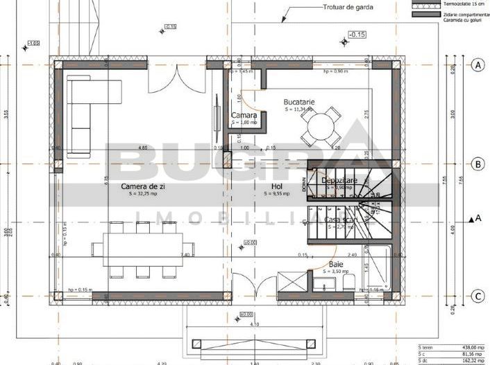 Casa individuala | 119 mp utili | 438 mp teren | Dezmir - Schiță 6