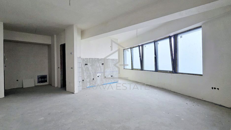 Apartament tip studio 45mp ,balcon, semifinisat,  West Tower ,zona Manastur - Poză 6