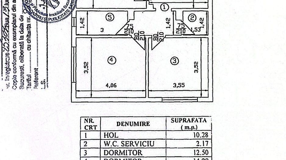 Apartament 3 camere Lacul Tei Teiul Doamnei - Schiță 26