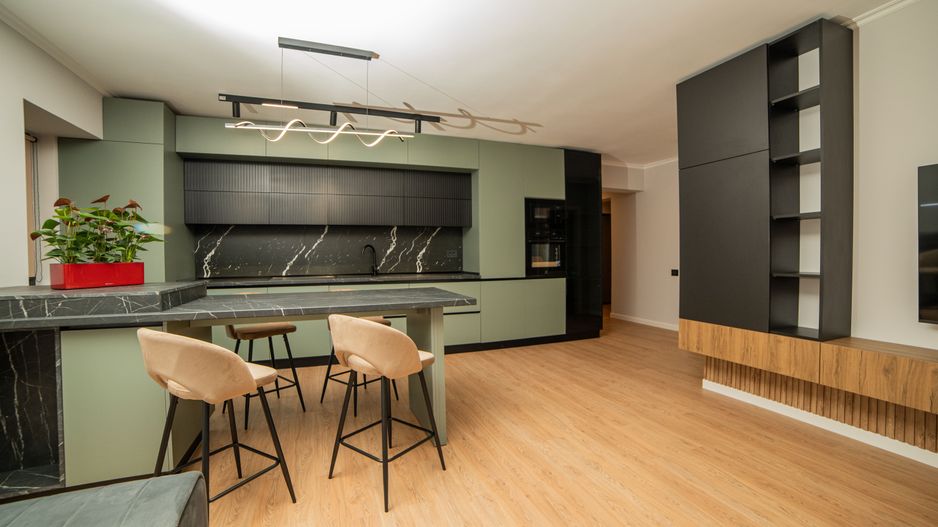 Penthouse 2 camere mobilat utilat panouri solare pompa caldura - Poză 8