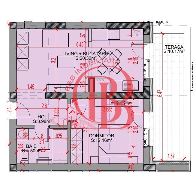 Apartament 2 camere Parcare Bonus Titan-Theodor Pallady - Schiță 8