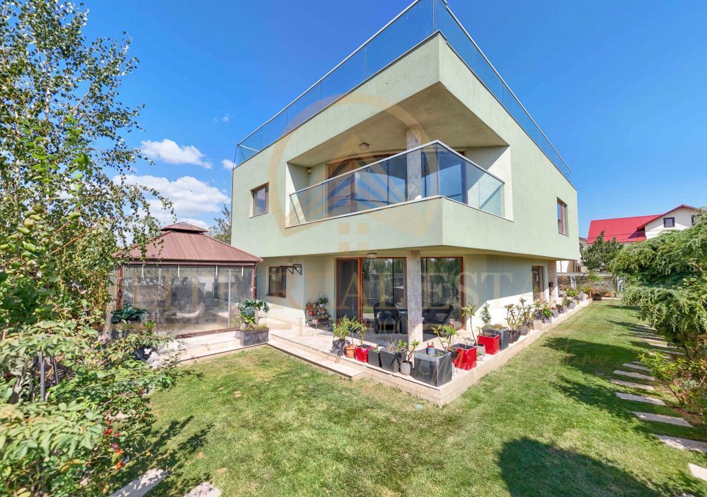 Mamaia Sat - Vila moderna, dotari premium, curte mare, vedere la lac! - Poză 53