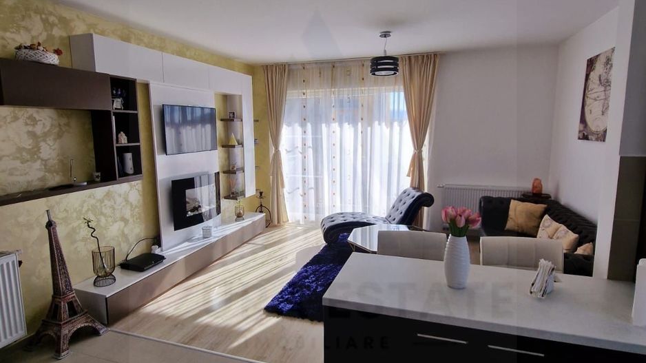 Apartament modern 3 camere 64 mp utili etaj 2 balcon parcare Selimbar - Poză 3