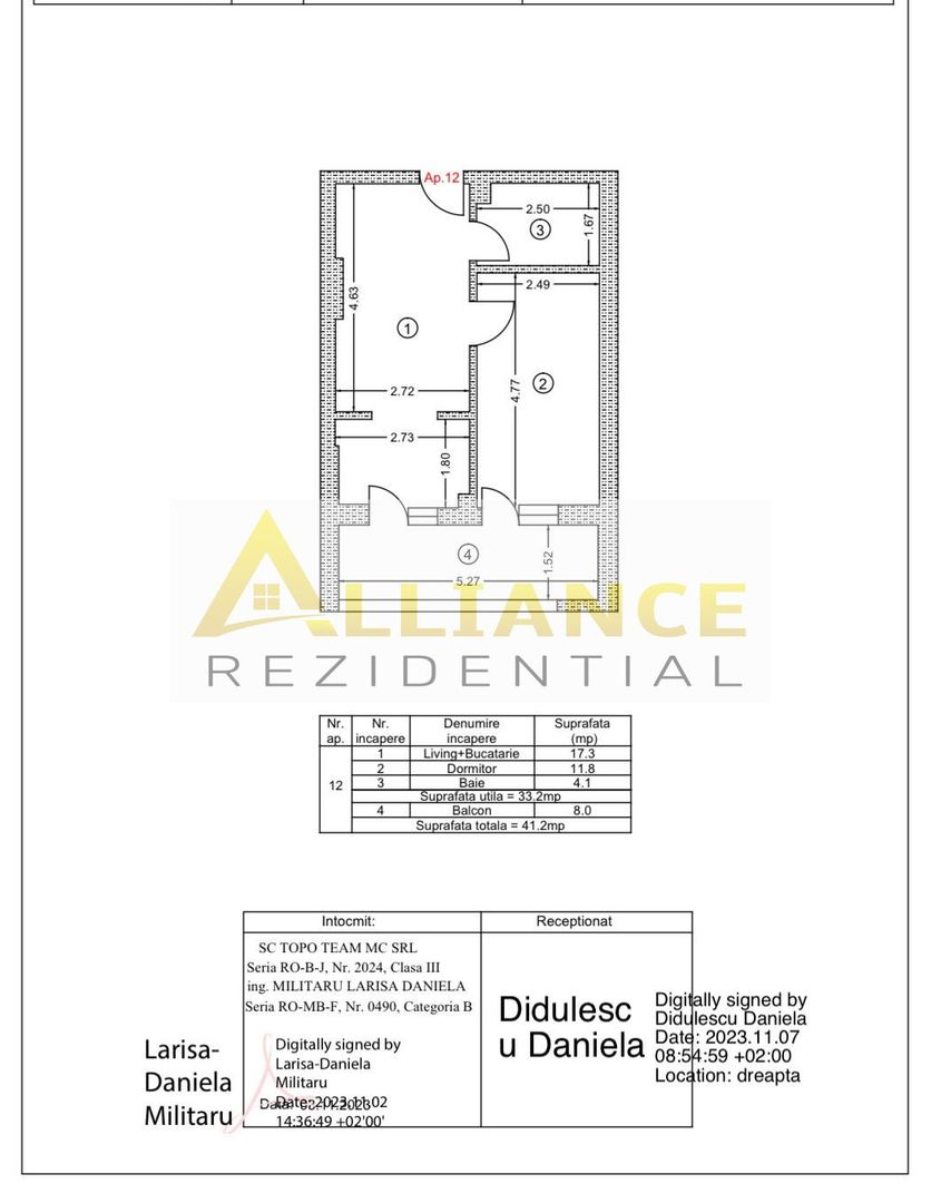 Apartament 2 camere tip studio - Poză 1
