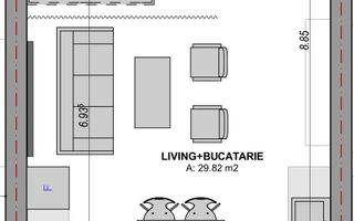 Apartament 1 camera - etaj 1 - intabulat - la cheie - zona Aeroport Sibiu - Schiță 8