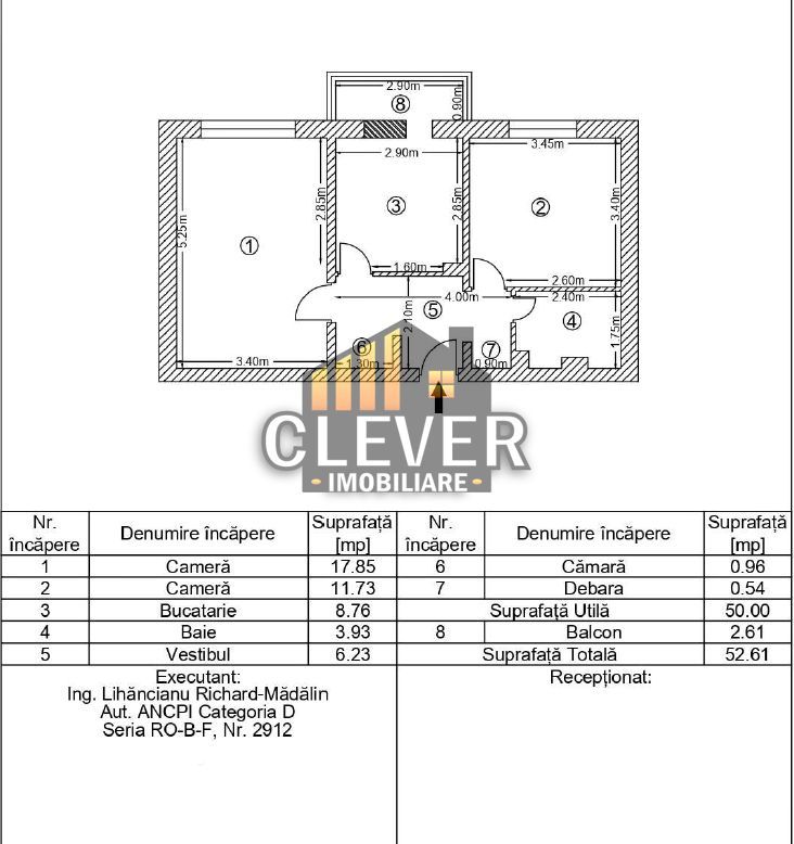 Oportunitate Langa Parcul IOR: 2 Camere Decomandat Pret Avantajos - Schiță 13