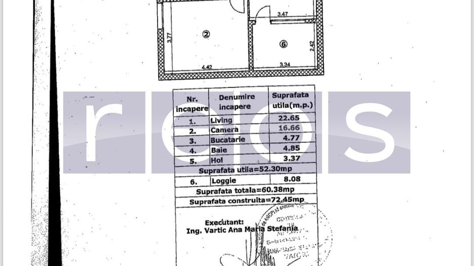 APARTAMENT 2 CAMERE | 53 MP UTILI | METROU PARC BAZILESCU | MOBILAT - Poză 11