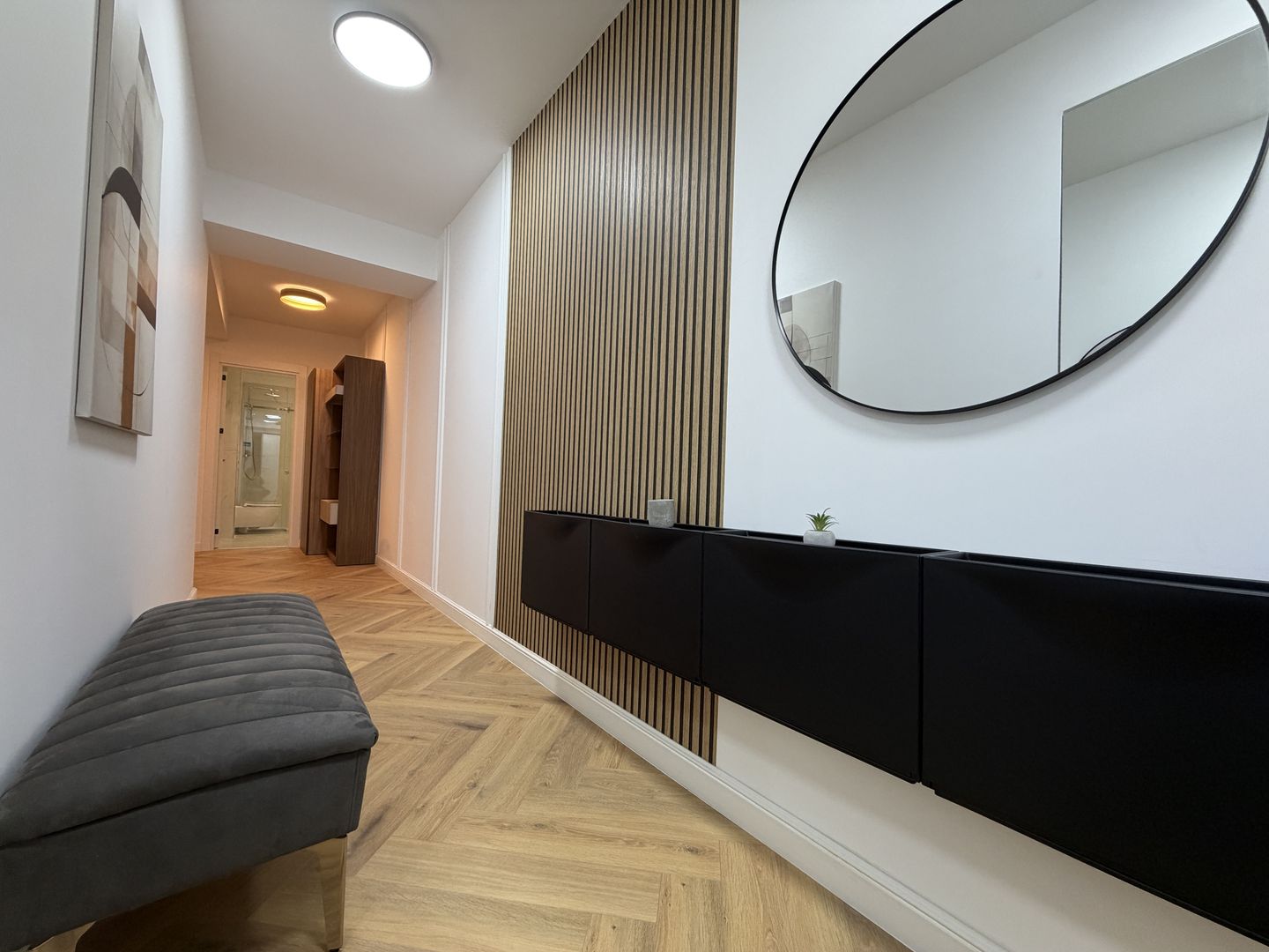 NOU - PRIMA INCHIRIERE | MOBILAT SI UTILAT | TERASA | LOC DE PARCARE - Poză 11