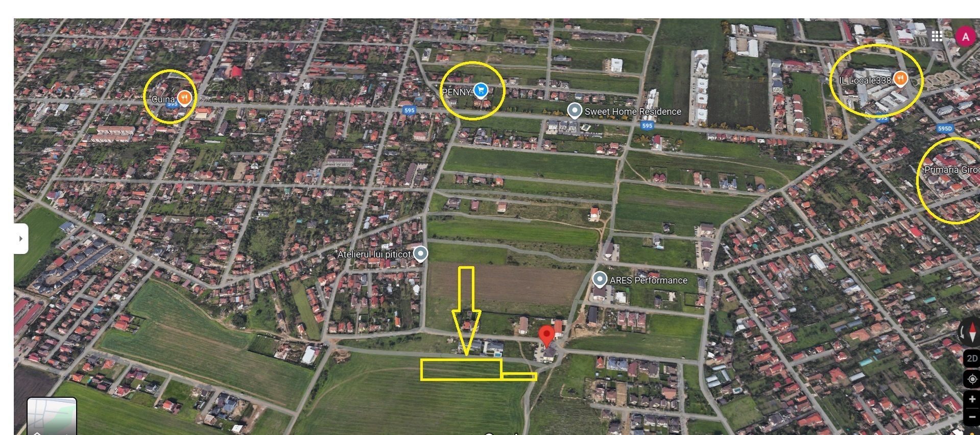 Giroc-Chisoda | Str. Gorunului | 4618 mp | Comision 0% - Poză 3