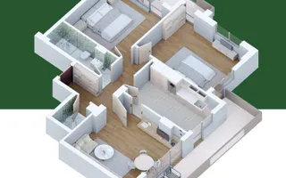 Apartament nou 3 camere Pallady, compartimentare ideală - Schiță 16