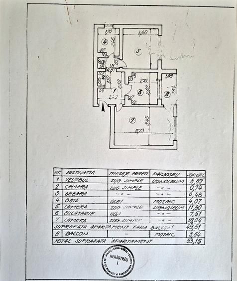 Apartament 2 camere de vânzare, Aviatiei, etaj 3/4, loc parcare inclus - Poză 13