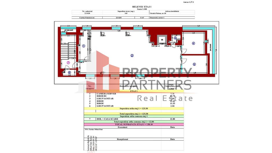 Cladire de birouri  Str. Polona - Str. Mihai Eminescu - Schiță 8