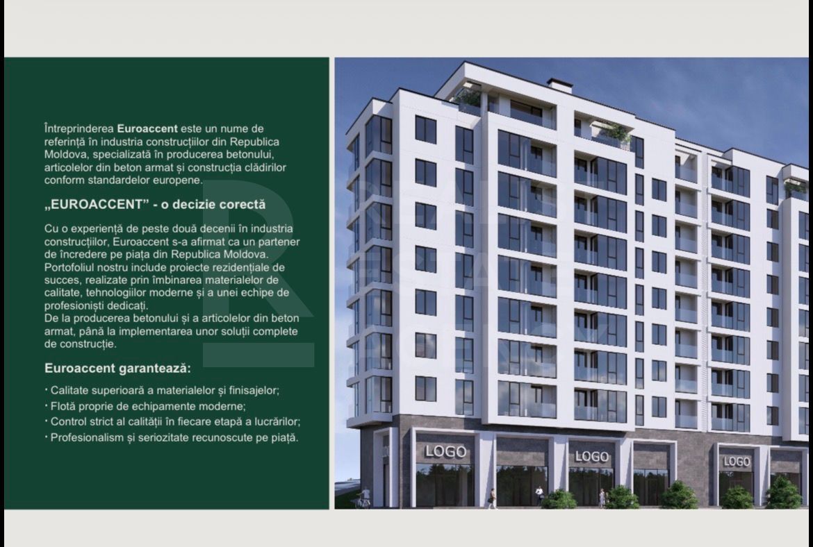 Vânzare, apartament 3 camere, complexul SEVEN Park - Ialoveni - Poză 6
