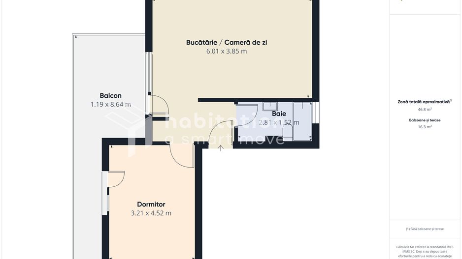 Apartament 2 camere cu loc de parcare, în Dumbrăvița - zona Decathlon - Poză 15