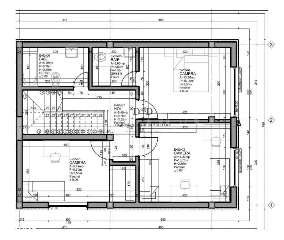 Duplex semifinisat de vânzare - Teren 696– Cartierul Dambul Rotund - Poză 7