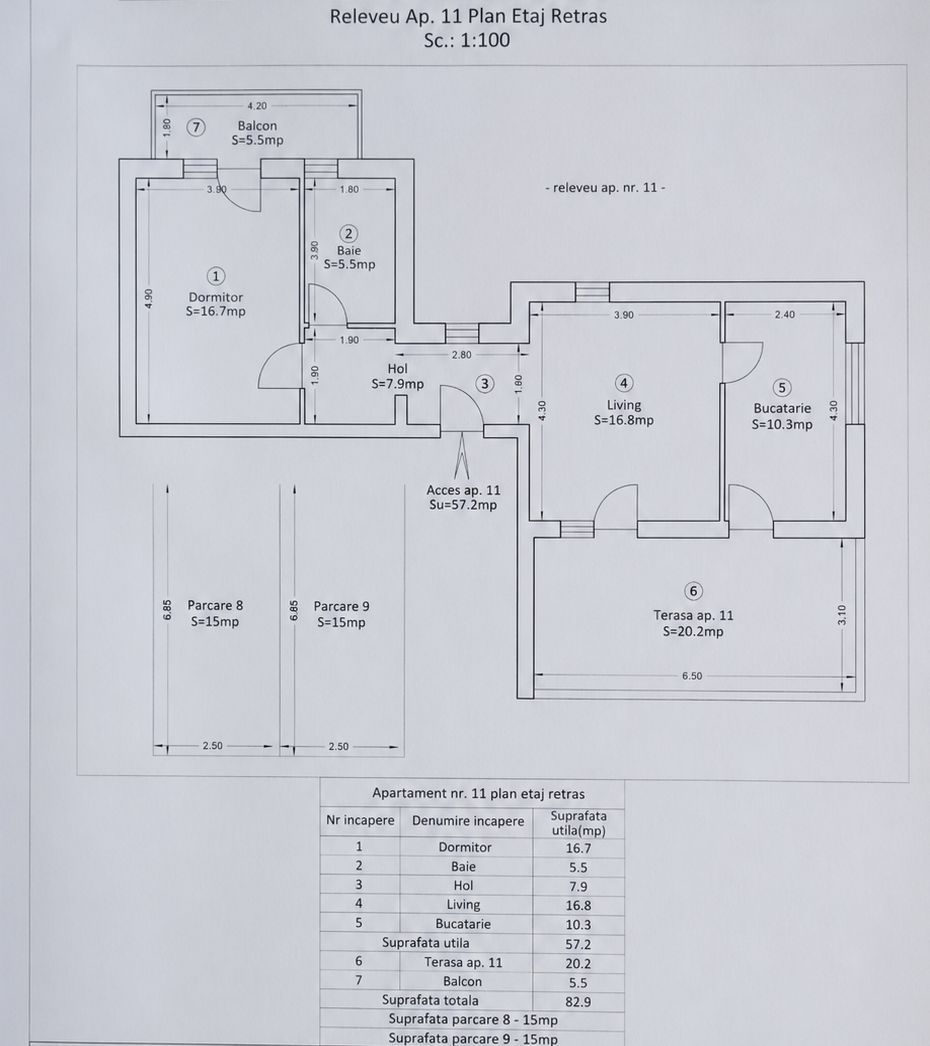 COMISION 0% | 2 Camere Giroc | 57,2 mp | Terasa 20,2 mp | 2 parcari - Poză 12