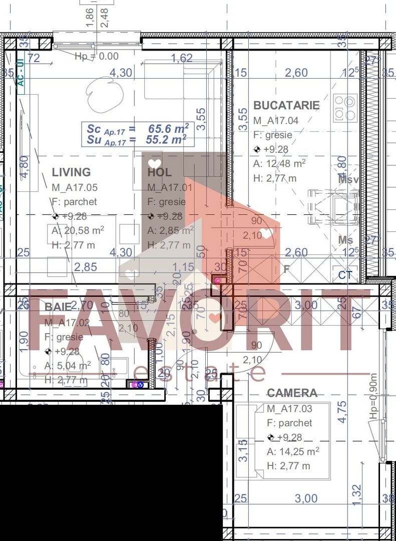 Comision 0%. Bloc nou. Lift. Disponibil imediat - Schiță 12