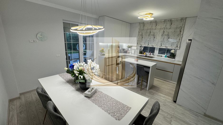 Casa in stil mediteranean, ultrafinisată 5 camere, 3 bai + curte. - Poză 7