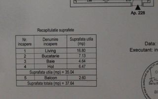 Studio de vanzare | 21 Residence | Metrou - Schiță 23
