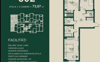 Vânzare, apartament 2 camere, complexul SEVEN Park - Ialoveni - Poză 7