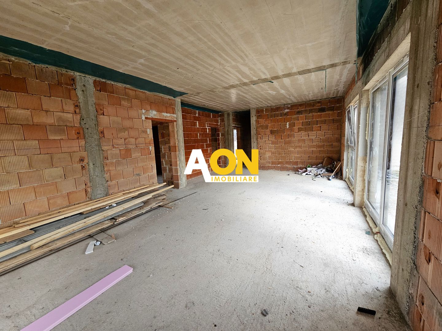 Casa nouă 123 mp utili, semifinisată, 535 mp teren, pod mansardabil - Poză 3