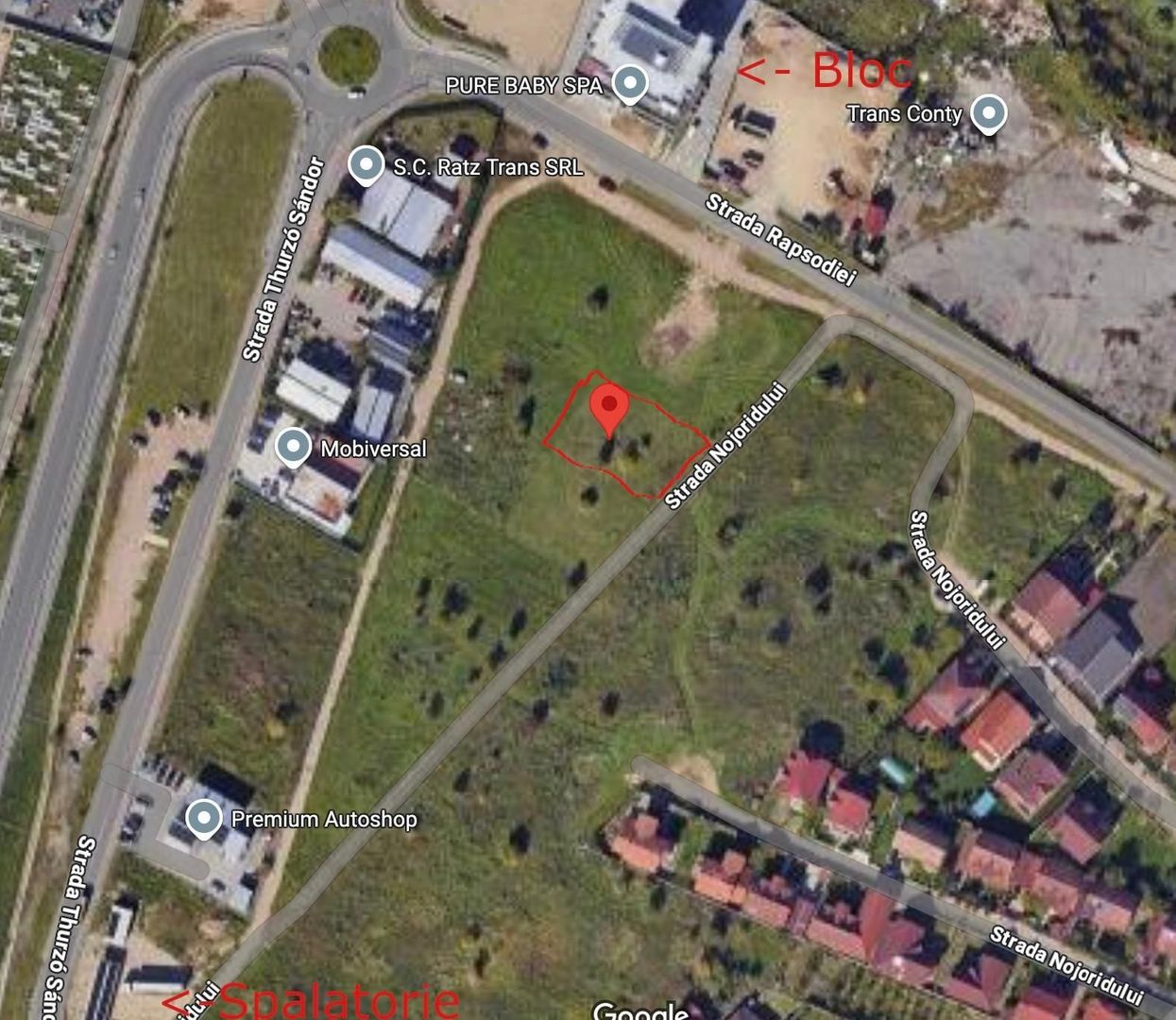 Teren intravilan de vanzare in zona Nufarul, Oradea - Poză 1