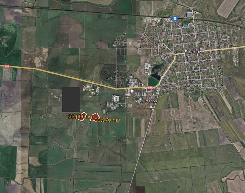 Sacalaz Timiș de vânzare Teren intravilan industrial PUZ, 26606 mp - Poză 5