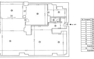 OPORTUNITATE |3CAMERE | 150MP| UPGROUND |METROU PIPERA - Schiță 12