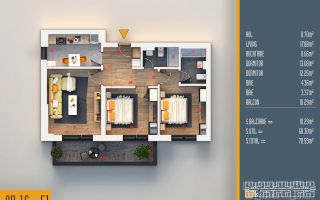 Apartament decomandat 3 camere Th. Pallady Sector 3 - Poză 2