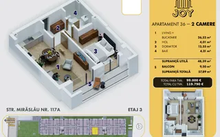 5 minute metrou Berceni 2 , 3 ȘI 4 CAMERE DE VÂNZARE - Poză 17