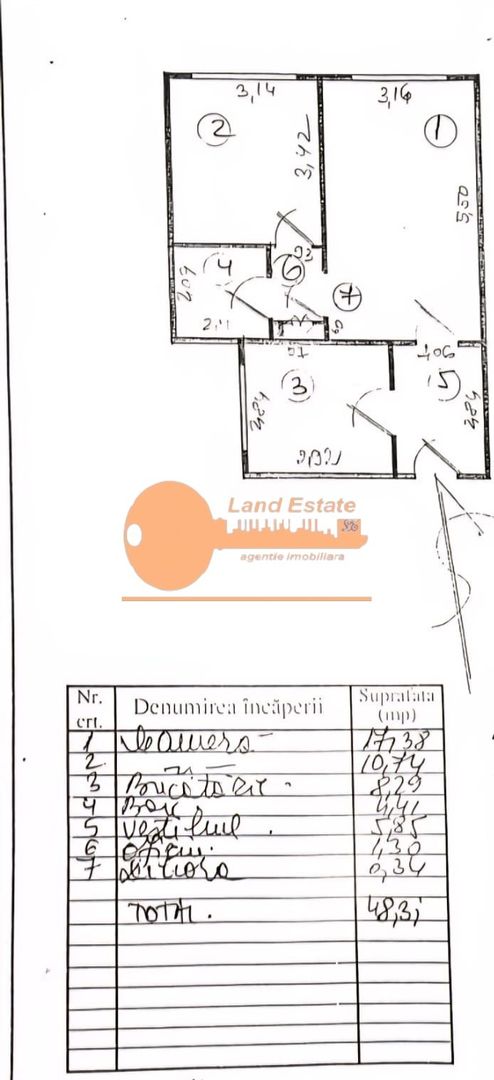 2 Camere Crangasi(Bloc Reabilitat-6 Minute de Metrou) - Poză 6
