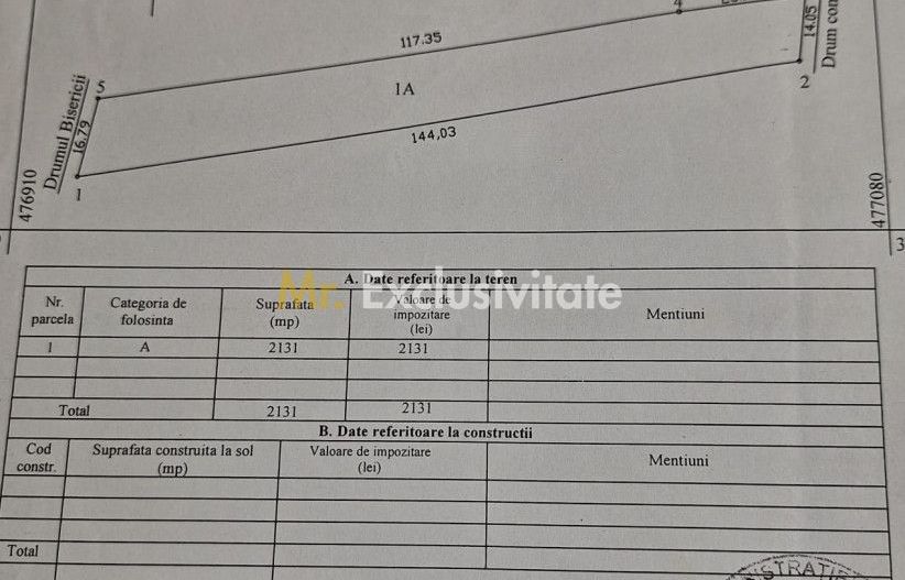 Teren intravilan Babana langa Primarie 2 deschideri - Poză 5