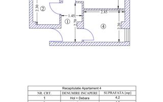 Apartament 1Camera -Decomandat 32mp+Loc de Parcare/Zona Frumoasa! - Poză 6