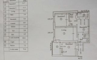 Apartament cu trei camere, zona Scriitorilor 73 mp - Poză 11