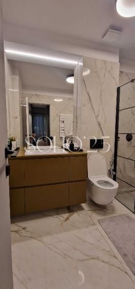 LUX !!! 3 Camere transformate in 2 , terasa de 46mp, mobilat si utilat complet, - Poză 5