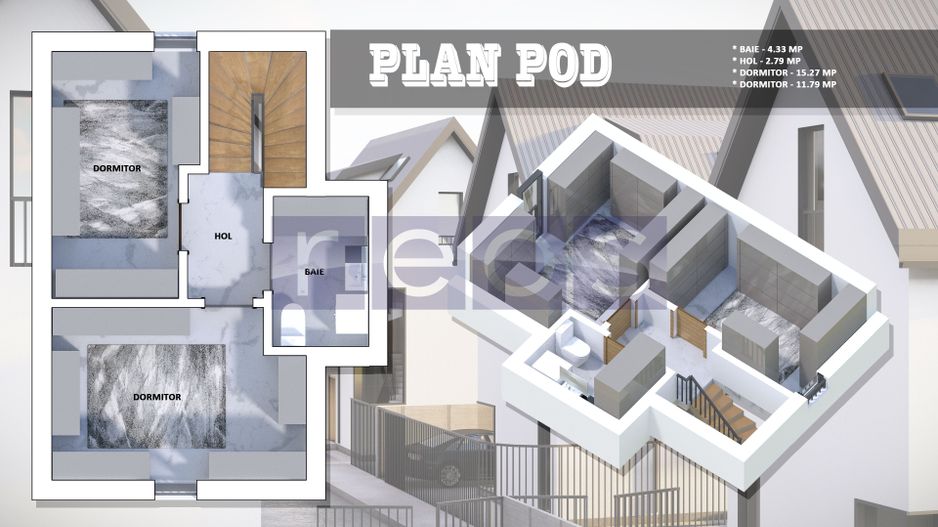 VILA NOUA | CURTE 123MP | STRAULESTI - Poză 3