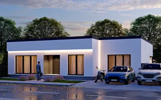 Casa individuala din caramida 4 camere Cartier Izvor Tarlungeni Brasov - Poză 11