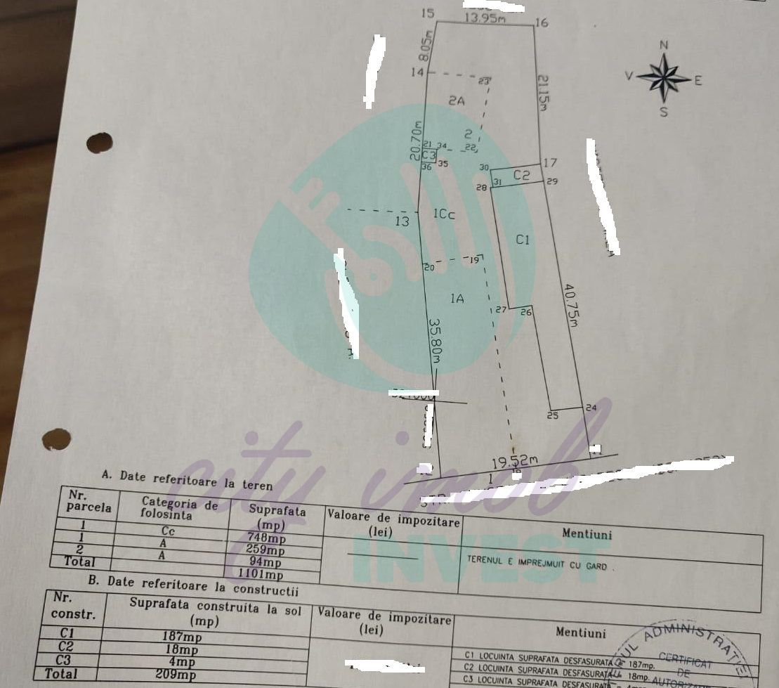 Casă parter + 1100 mp teren în Popești-Leordeni - Poză 3