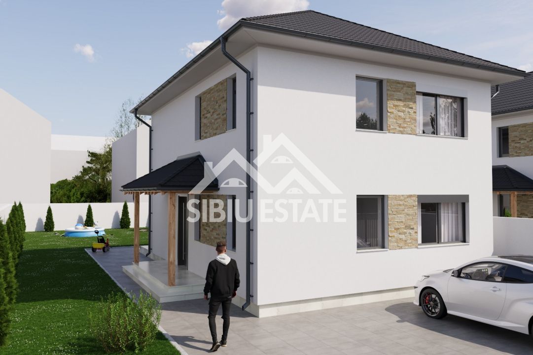 Casă individuală de vânzare – Șura Mică ,Teren 475 mp, zonă linistita - Poză 4